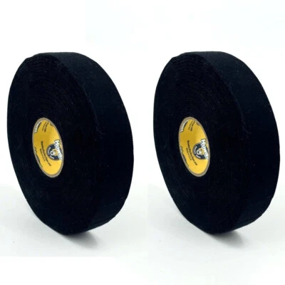 Howies Hockey Tape 1" x 50yd Black *2-Pack* 100 yards (300 feet) of Hockey Tape