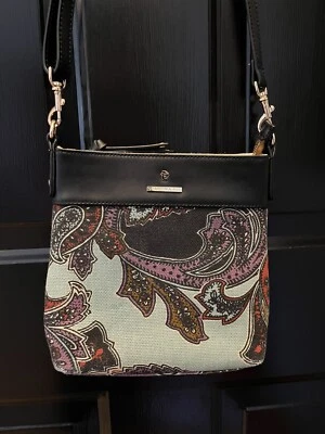 Bolso Bandolera Bolso de Hombro Spartina 449 Cora Estampado Cachemira Bloqueo a Presión Foto 1 de 4