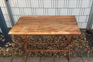 Beistelltisch Gartentisch Klapptisch Living Nature eckig aus Teakholz - Bild 1 von 7