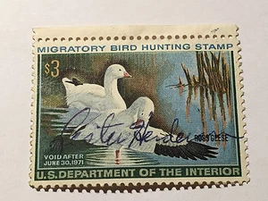 USED MIGRATORY BIRD HUNTING CONSERVATION STAMP 1970 - Picture 1 of 2