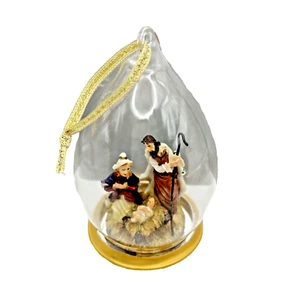 Fontanini Ornament Glas Träne Kugel Krippe Weihnachten Hängedeko - Bild 1 von 7