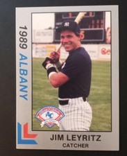 1989 Best Albany Colonie Platinum Jim Leyritz #2