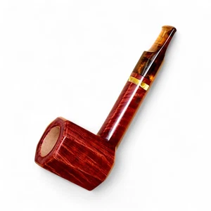 Pipa de brezo a mano alzada hexágono brezo pipa de madera artesanal póker fumar pipa de tabaco - Imagen 1 de 11