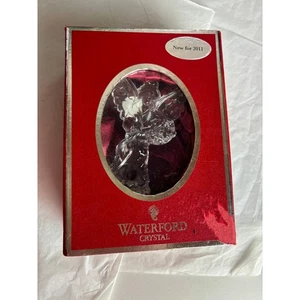 Adorno Ángel Cristal Waterford 2011 Anual Nuevo en Caja Vacaciones de Navidad - Imagen 1 de 4