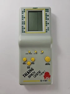 Videojuego portátil de colección Talking Brick Game E-118T probado - Imagen 1 de 3