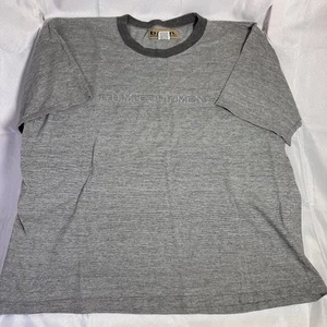 VTG (90s) BUM EQUIPMENT Mens Oversized (M) Embroidered Crewneck TEE Made in USA - Picture 1 of 5