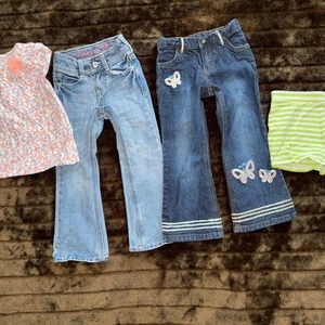 Girls Size 4 Jeans, Short & Top in EXCELLENT CONDITION - Picture 1 of 6