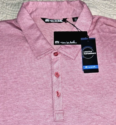 NUEVO TRAVIS MATHEW, PARA HOMBRES 3XL, EL RENDIMIENTO DE ESTILO DE VIDA ZINNA🔴POLO, PRECIO DE VENTA SUGERIDO POR EL FABRICANTE 89,95 $! Foto 1 de 4