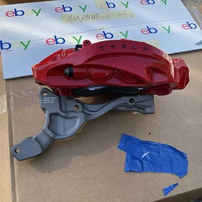 2021-2025 Tesla Model S Plaid Rear Left Brake Caliper Track Pack 1420605-10-C OE - Image 1 of 4