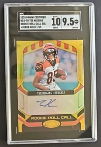 TEE HIGGINS RC AUTO /15 🔥 Mirror Gold 2020 Panini Certif Rookie SGC 9.5 AUTO 10 - Bild 1 von 2