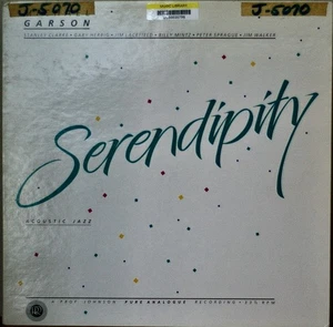 MICHAEL GARSON: Serendipity-M1986LP AUDIOPHILE ANALOGUE STANLEY CLARKE GATEFOLD - Picture 1 of 1