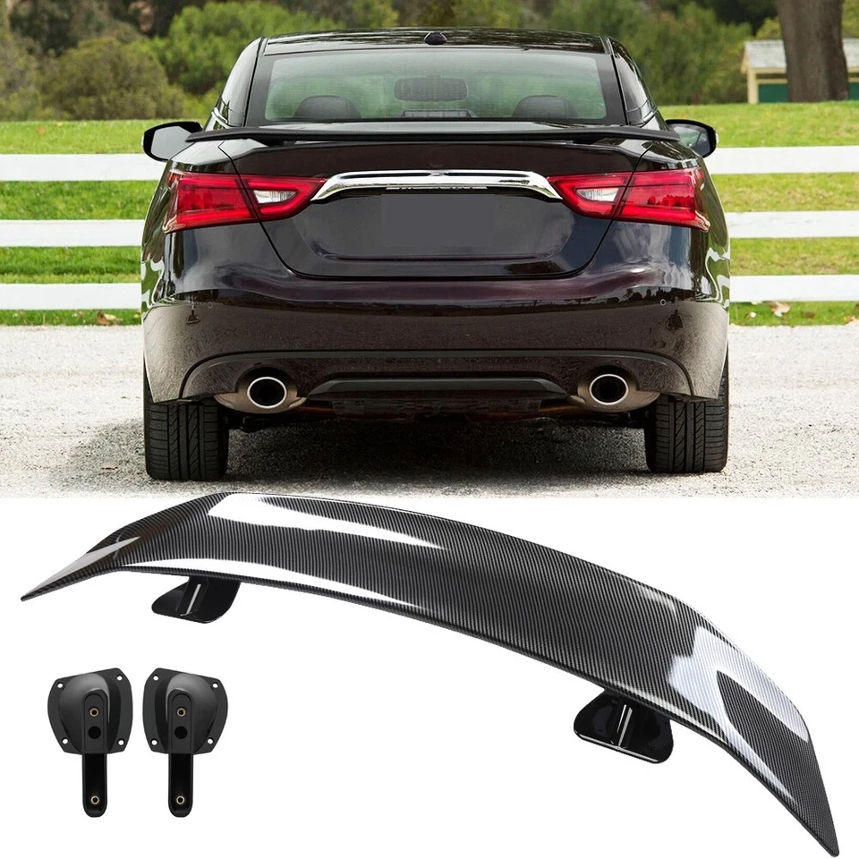 46" Rear Trunk Spoiler Lip Wing Racing Carbon Fiber For Nissan Maxima Sedan - Image 1 of 4