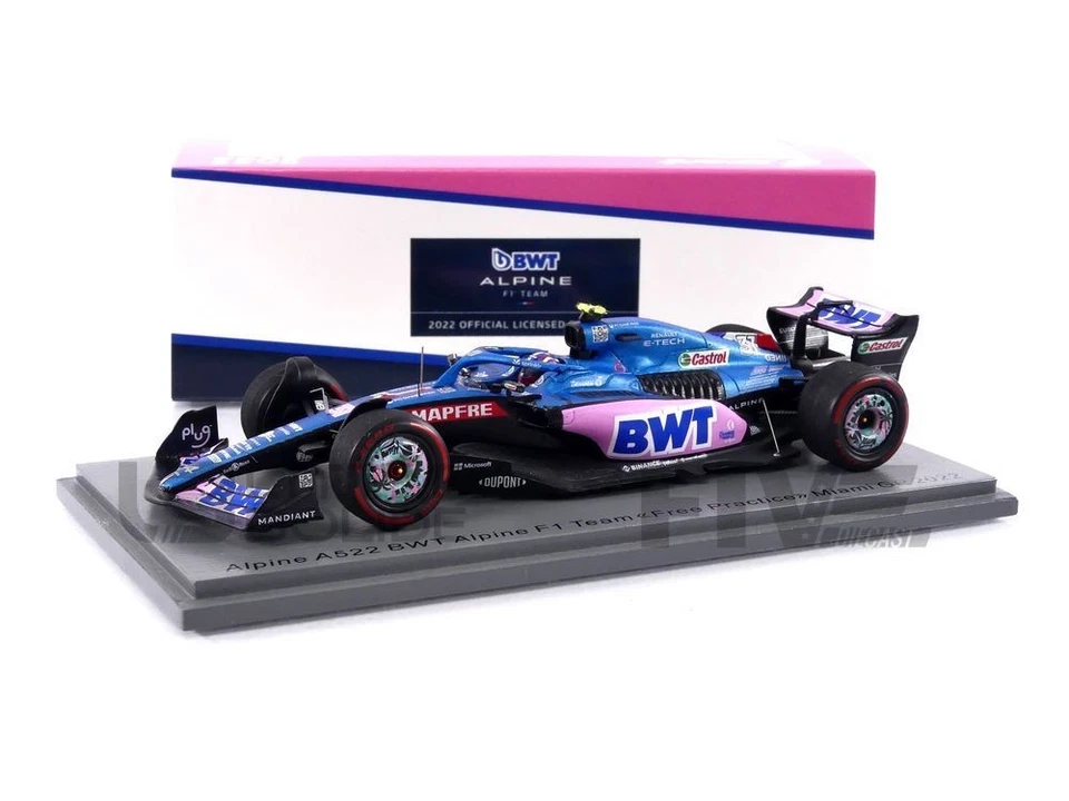 SPARK 1/43 - ALPINE A522 - MIAMI GP 2022 (E. OCON) S8521 - Image 1 of 1