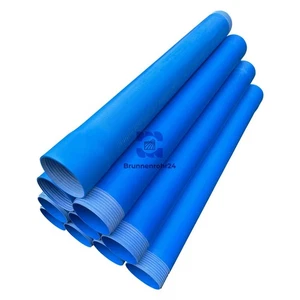Brunnenrohr DN 115 im Set zwischen 8 und 14 Meter, Schlitzweite 0.3/0.5 mm (4 1/ - Bild 1 von 12