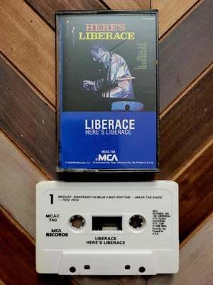 Liberace: Here’s Liberace (Cassette Tape 1982) MCA Records - Image 1 of 3