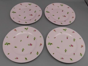 4 piatti insalata vintage Royal Albert New Country Roses rose rosa Inghilterra 8 1/4" - Foto 1 di 8