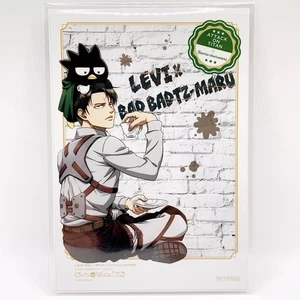 Postal de Sanrio × Attack on Titan Levi & Bad Badtz-maru no a la venta Japón - Imagen 1 de 8
