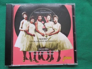 THE CHANTELS - MAYBE - THEIR GREATEST RECORDINGS - 2012 JASMINE RECORDS - CD - Imagen 1 de 2