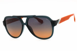 FILA SFI459 0J80 Sunglasses Transparent Green Blue Frame Blue Orange Gradient - Picture 1 of 4