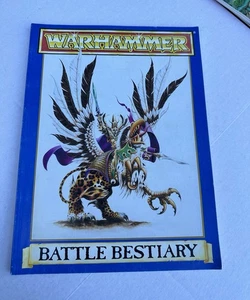 Vintage 1992 Warhammer Battle Bestiary by Rick Priestley Games Workshop. - Picture 1 of 3