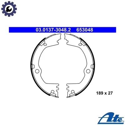 BRAKE SHOE SET PARKING BRAKE 03.0137-3048.2 FOR HYUNDAI GRAND/SANTA/FE  KIA - Image 1 of 4