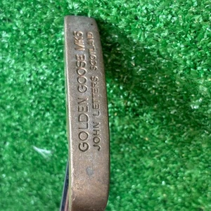 Golden Goose MK5 John Letter Scotland Brass Blade Putter Steel Shaft RH or LH - Picture 1 of 11