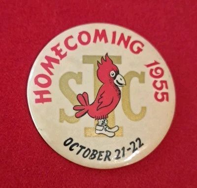 1955 Iowa State University Homecoming Button pinback Cyclones Vintage - Image 1 of 4