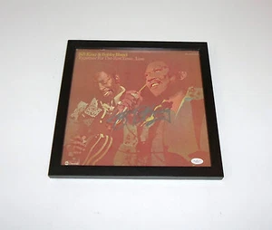 JSA Bobby Bland BB KING Signed Autographed FRAMED LP Record Album! B B - Picture 1 of 2