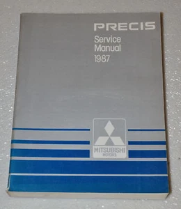 1987 Mitsubishi Precis Factory Service Manual Original Shop Repair Book LS - Picture 1 of 1