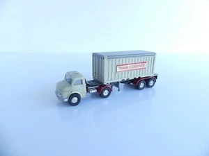 WIKING 1/87 LKW TRAKTOR MERCEDES + CONTAINERANHÄNGER - Bild 1 von 5
