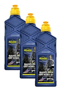 Aceite de motor PUTOLINE Nano Tech R+ Off Road 4 tiempos 10W-40 botella 3x1 litros - Imagen 1 de 2
