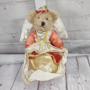 Boyd's Bears Angel Tree Topper Mini JOY ANGELBLESS Bear 7" w/ Hang Tag Enesco - Imagen 1 de 8