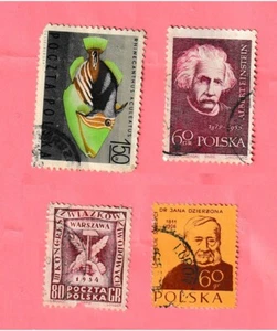 vintage stamps POLAND #05 Einstein - Picture 1 of 1