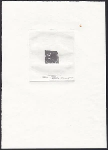 Georges Betemps Signed Die Proof, Essay - Picture 1 of 1