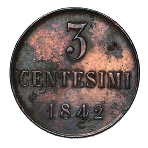 ITALIA REGNO DI SARDEGNA Carlo Alberto - 3 Centesimi 1842 Torino - Imagen 1 de 2