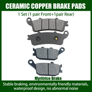 Myritrice Brake pads fit for KAWASAKI EN 650 Vulcan S ABS 2015-2022 Front Rear - Picture 1 of 12