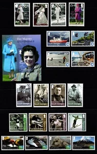 JUEGO AÑO COMPLETO GEORGIA SUR 2016 - CONMEMORATIVOS 5 JUEGOS + 1 M/S MNH - Imagen 1 de 1