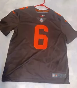 NFL Brown & Orange Cleveland Brown's #6 Baker Mayfield Trikot - Größe L - Bild 1 von 7