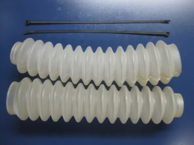 Clear Shock Boot Steering Stabilizer Rubber Cover Guard Fullsize Replacement - Image 1 of 2