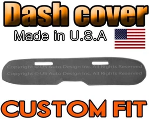 fits 1967-1968  FORD MUSTANG  DASH COVER MAT DASHBOARD PAD /  CHARCOAL GREY - Picture 1 of 5