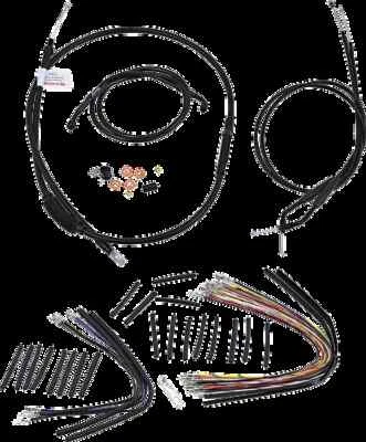 Burly 14in Black Jail Bar Controls Kit Harley Sportster 883 Roadster 07 - Image 1 of 4