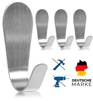 Perfectosan | selbstklebende Handtuchhaken | Handtuchhalter | Klebehaken | Haken - Bild 1 von 4