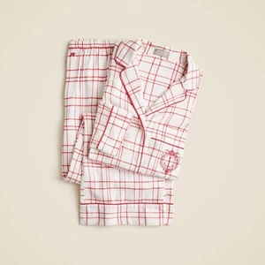 J.Crew Relaxed pajama pant set in plaid cotton flannel Medium - Picture 1 of 10