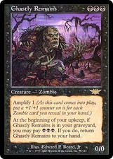 GHASTLY REMAINS ~mtg NM Legions Rare x1