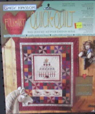 Kit Completo Paquete Edredón Árbol Juguete Arte Popular Navidad - Daisy Kingdom NOS #37303 Foto 1 de 4