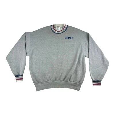 SUDADERA JERSEY MANGA LARGA VINTAGE AÑOS 90 FOX RACING LOGO TALLA XL Gris Foto 1 de 4