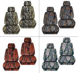 front car seat covers camo tree gray/orange/green/pink...fits liberty 2002-2012 - Bild 1 von 11