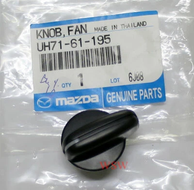 98-05 MAZDA B2500 BRAVO FORD RANGER HEATER AIR CONDITION CONTROL KNOB UH7161195 - Image 1 of 4