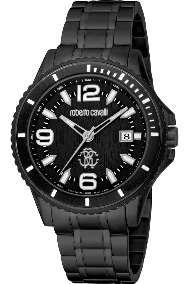 Roberto Cavalli by Franck Muller Men's 42mm Quartz Watch RV1G217M0061 - Image 1 of 1