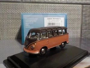 VW T1 - Samba Bus - Camper - Red /Brown, Model Cars, Oxford Diecast - Picture 1 of 5